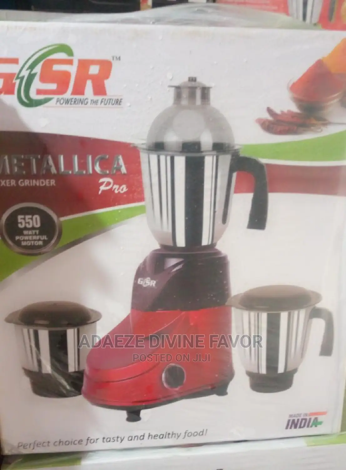 Metallica Mixer Grinder PRO 550 Watts