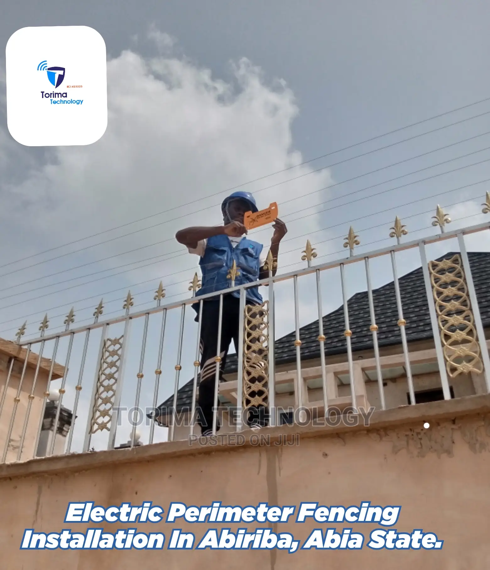 Electric Fence Made With Stainless Steel Poles