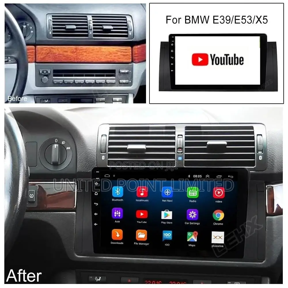 Andriod Player for BMW 5 Series(E39)/X5(e53) 1995-03
