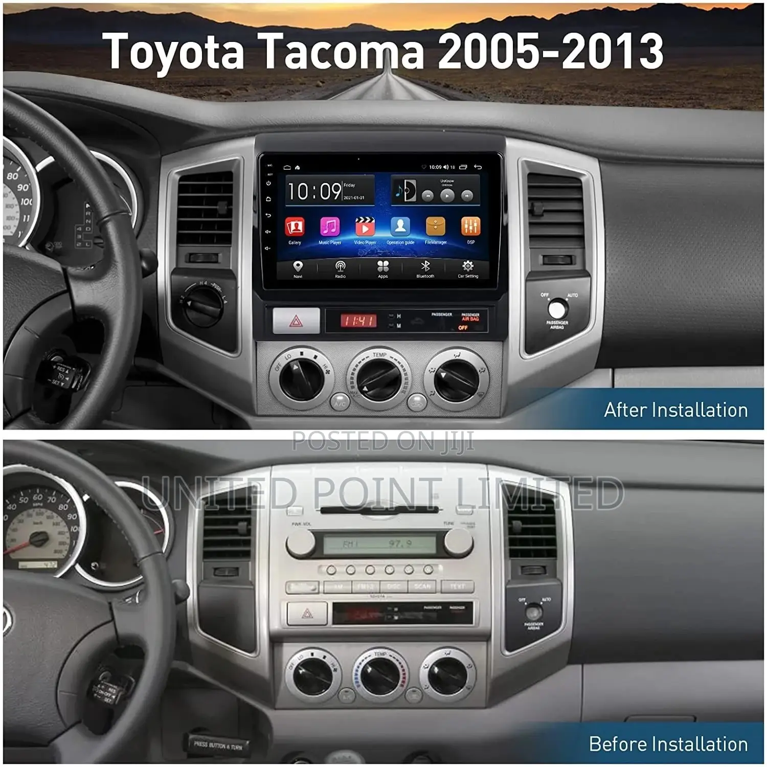 Toyota Tacoma 2005 - 2013 Android Multimedia Player