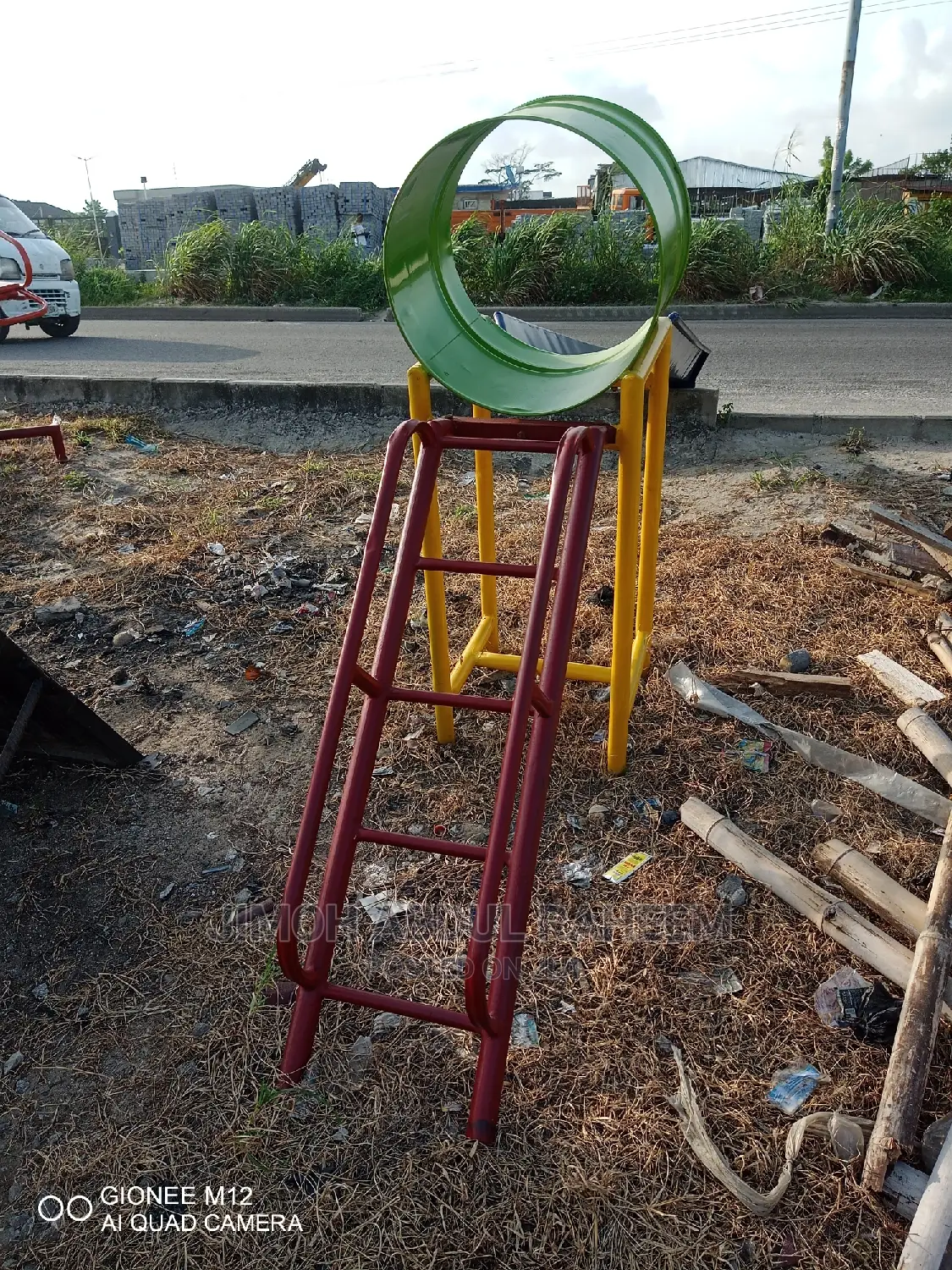Swing, Seesaw, Slide, Mary Go Round.