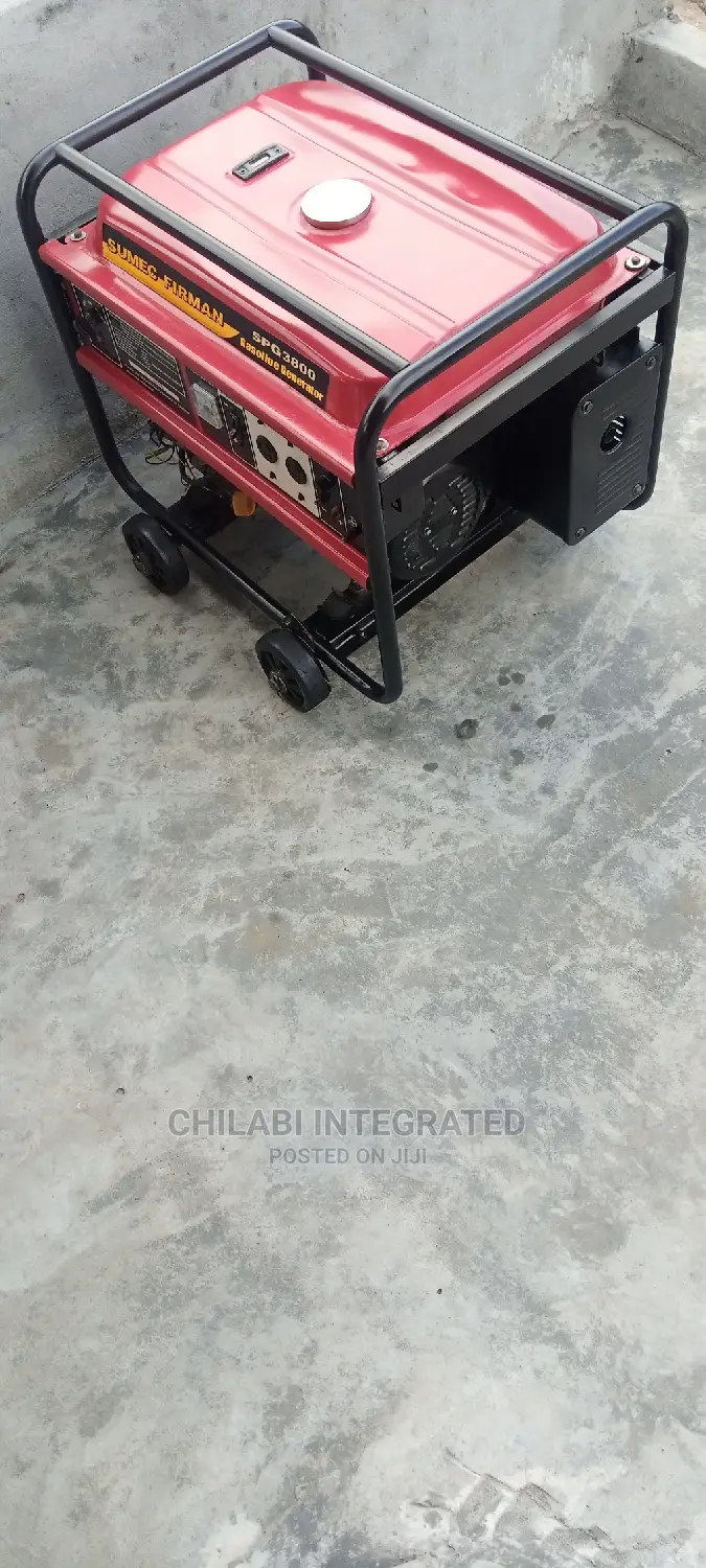Few Months Old 4.5KVA SUMEC FIRMAN SPG3800 Copper Generator