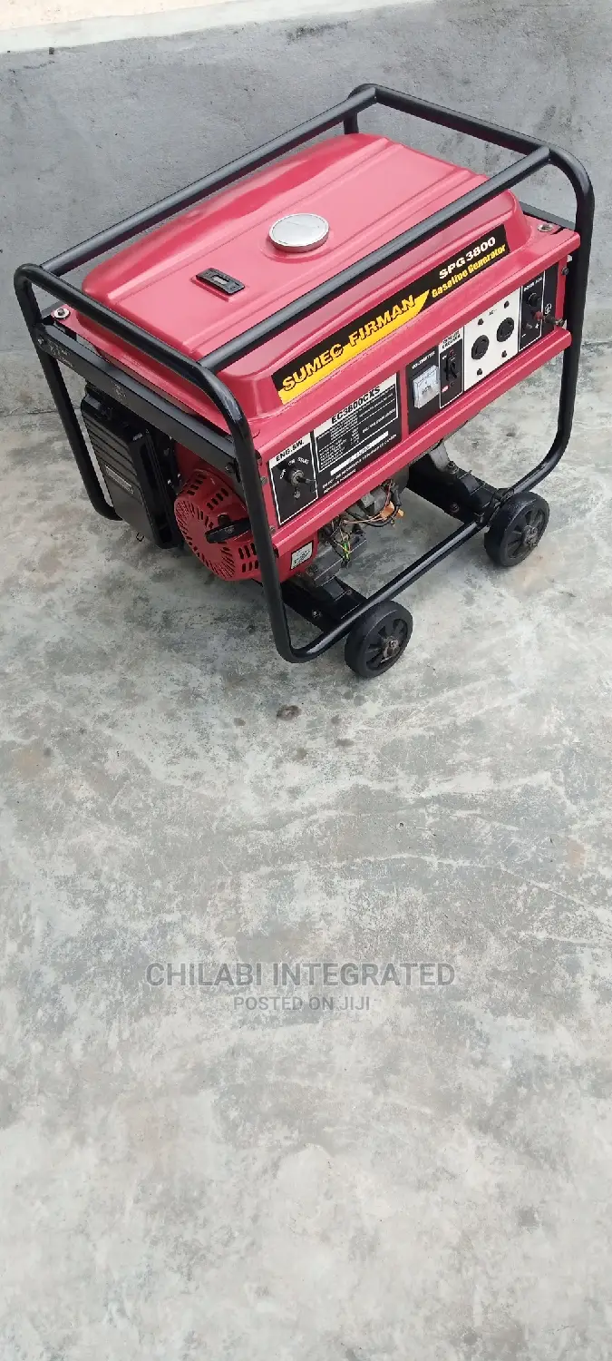 Few Months Old 4.5KVA SUMEC FIRMAN SPG3800 Copper Generator