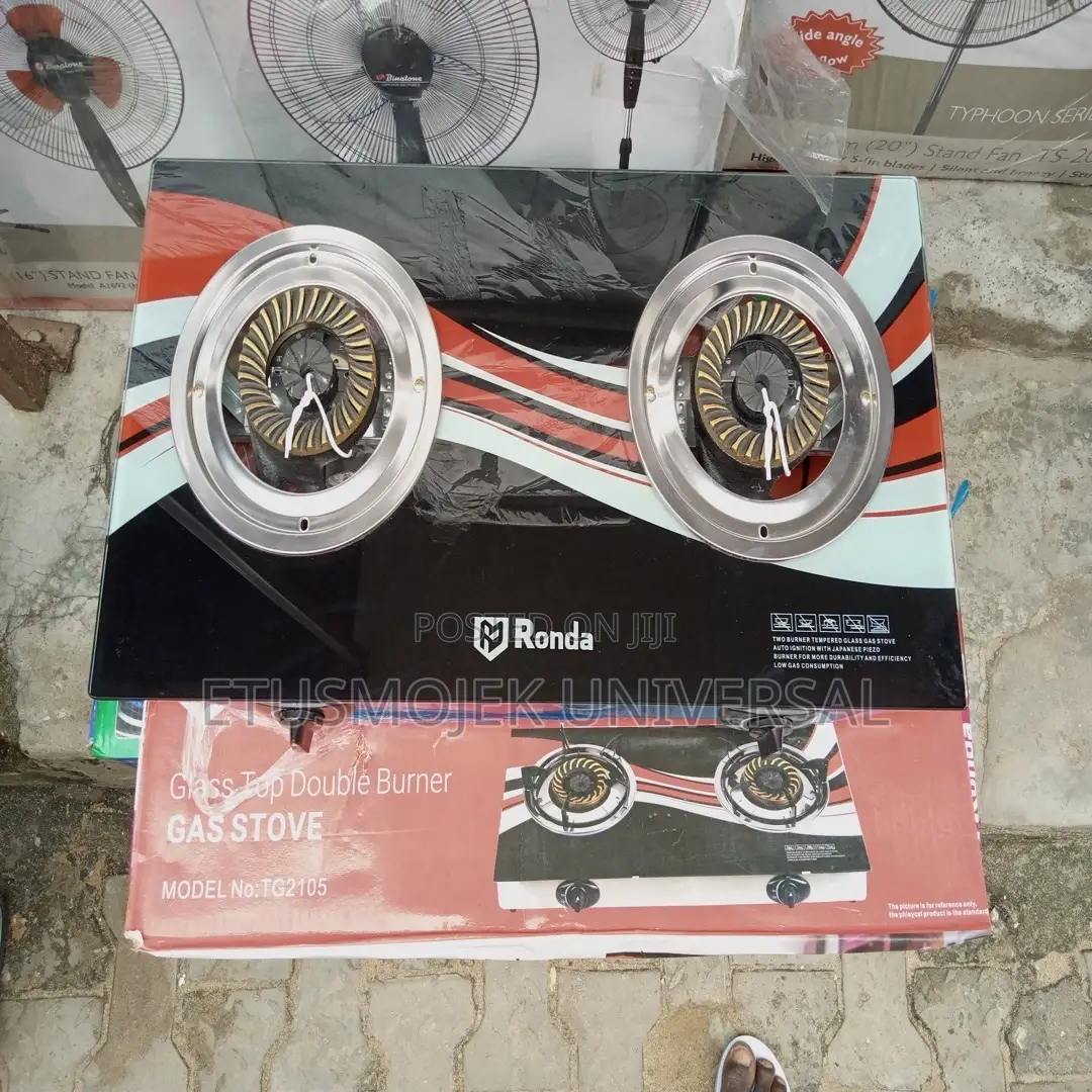 RONDA Glass Double Gas Burner