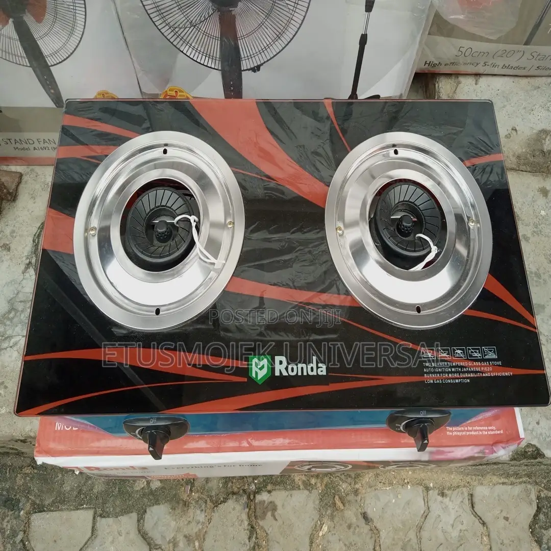 RONDA Glass Double Gas Burner