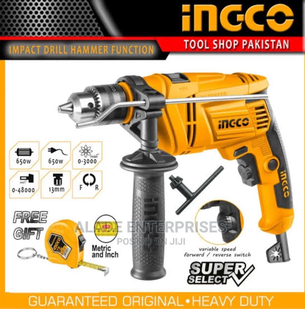 Ingco Electric Impact Drill 680W 13mm