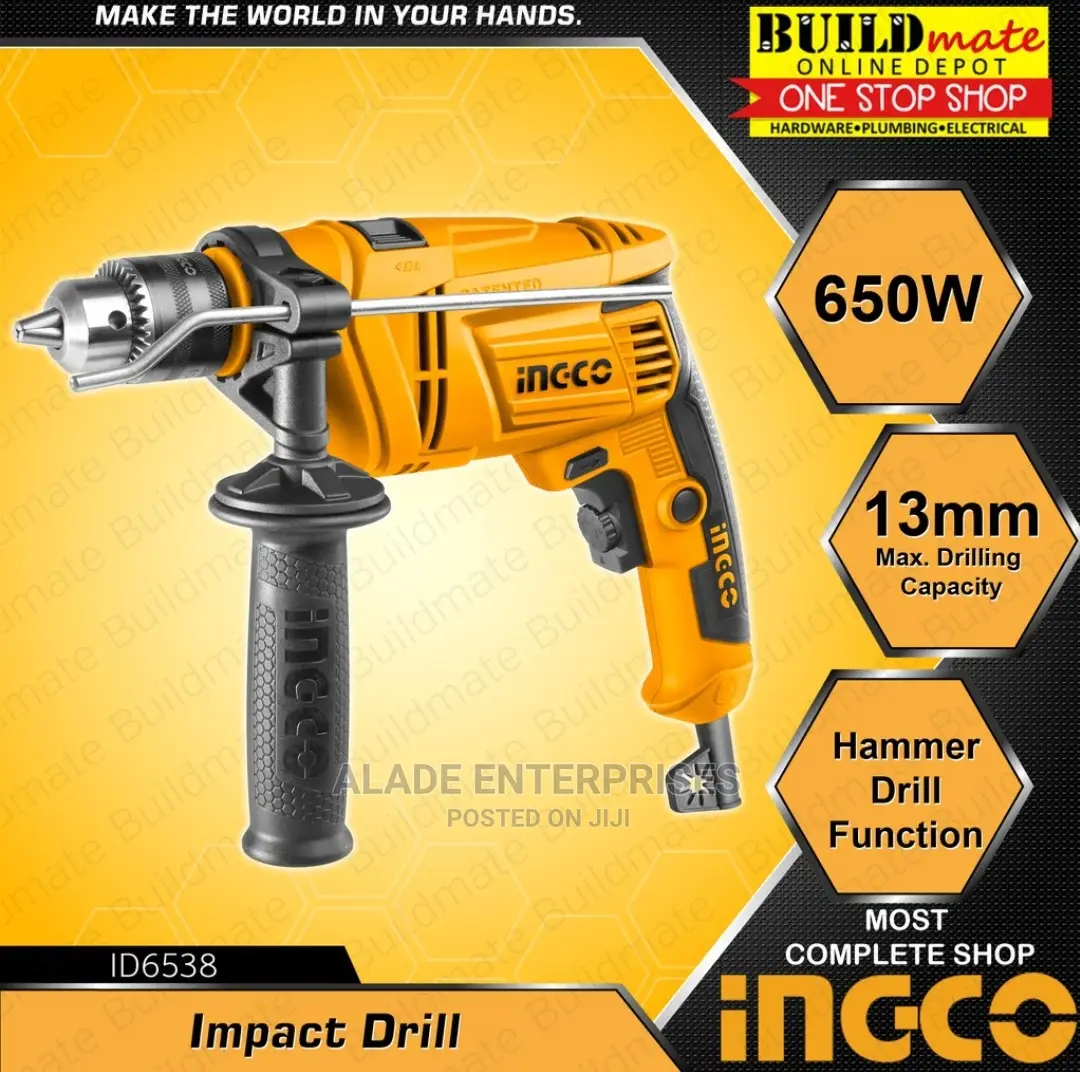 Ingco Electric Impact Drill 680W 13mm