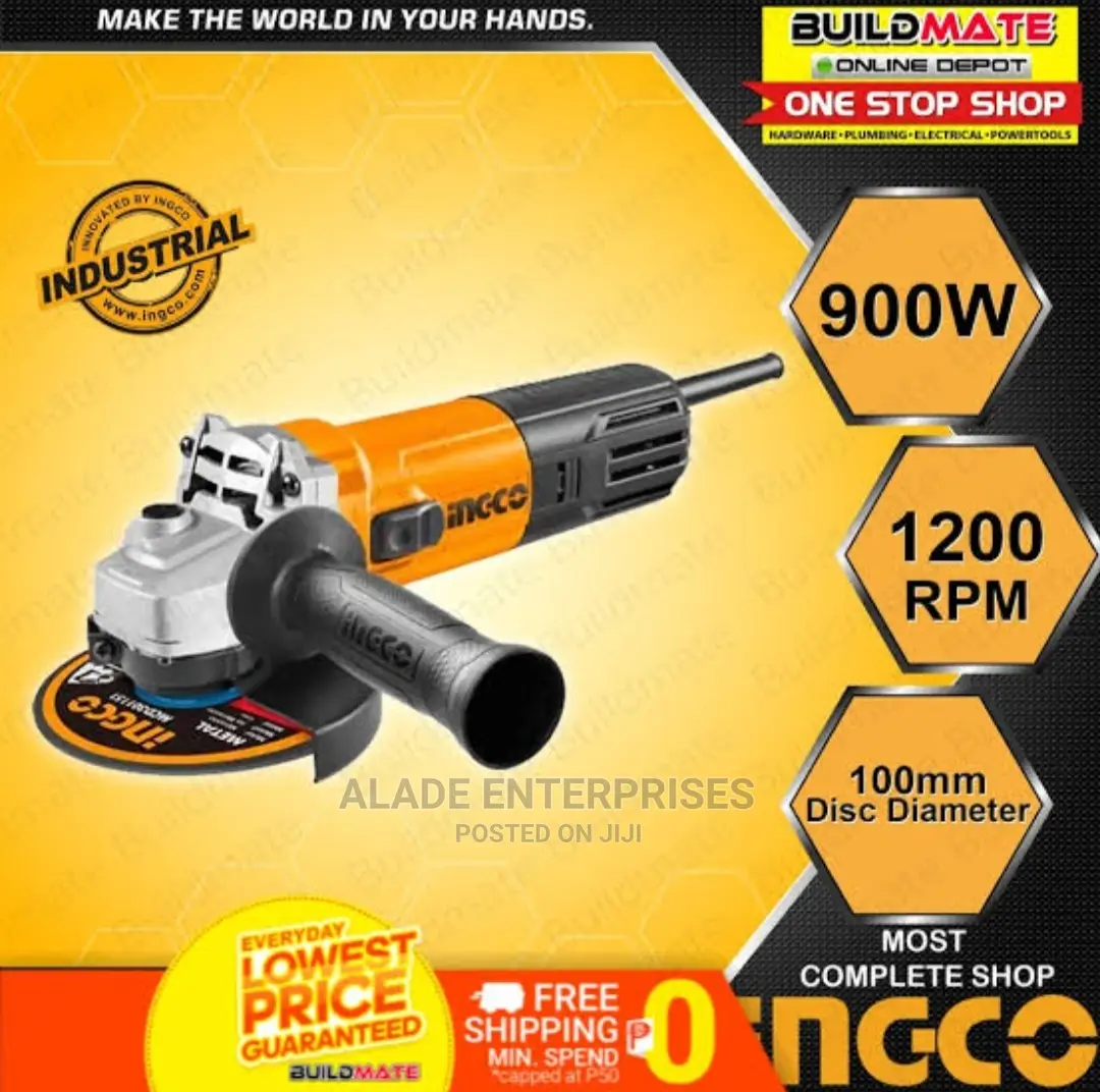 Ingco Angle Grinder 900w 4-1/2"