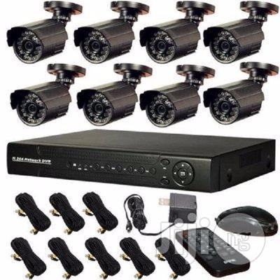 8 Camera CCTV With Internet & 3G Phone View