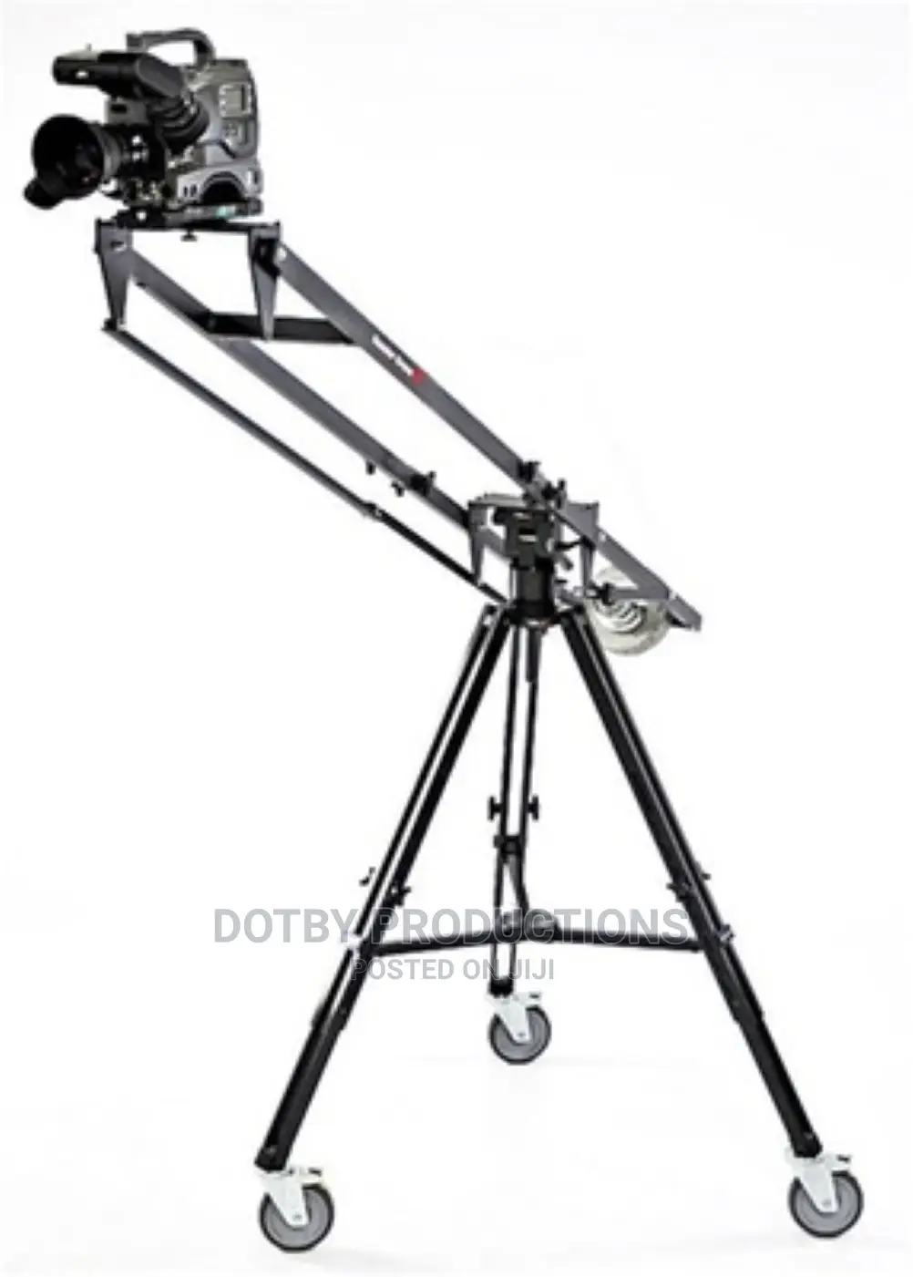 High Capacity K-Pod Tripod With Kessler Pocket Jib Crane
