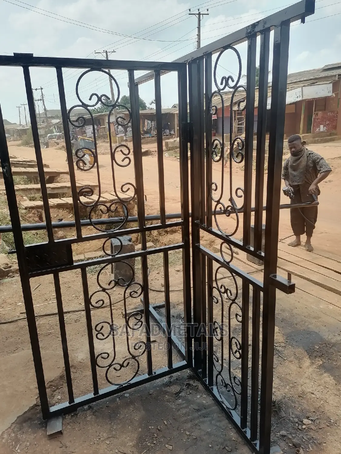 6FT Iron Door