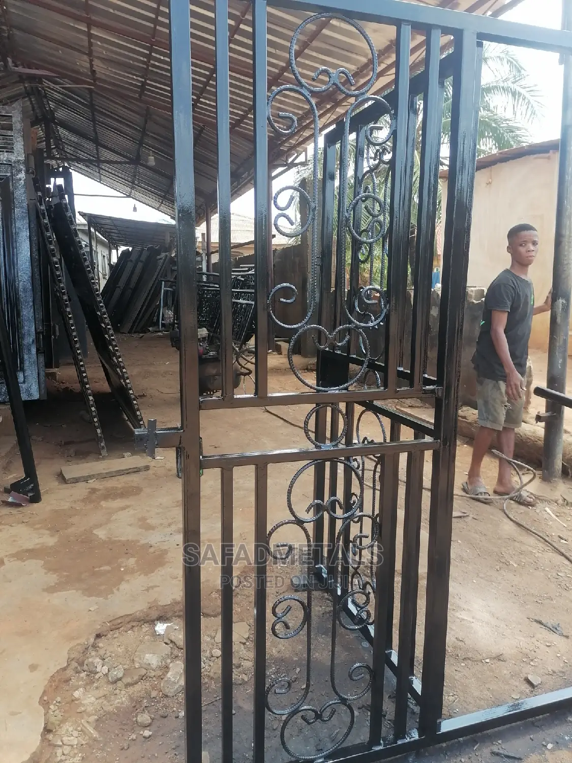 6FT Iron Door