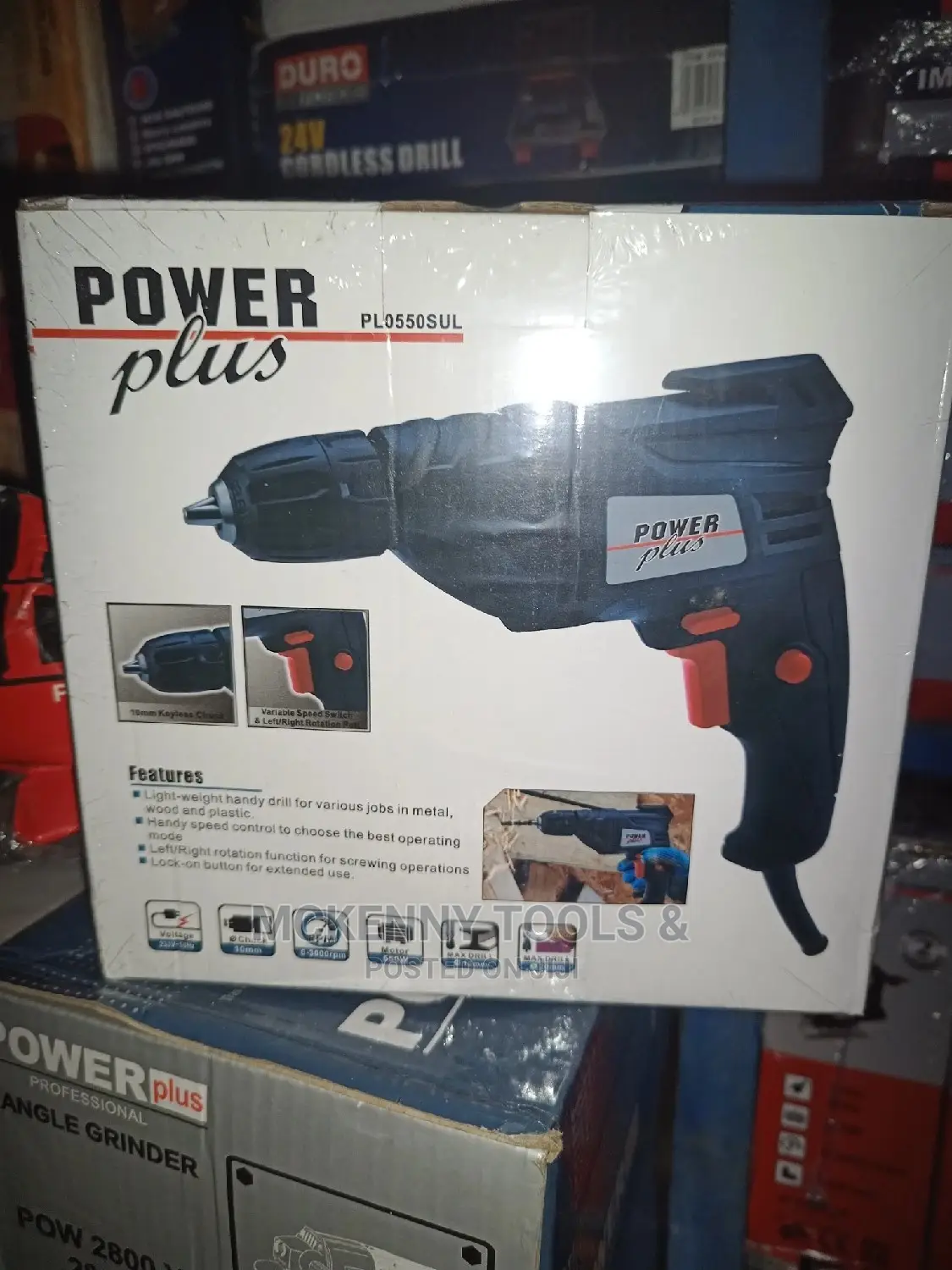 10mm Drill Power Plus Pl0550sul Power Plus
