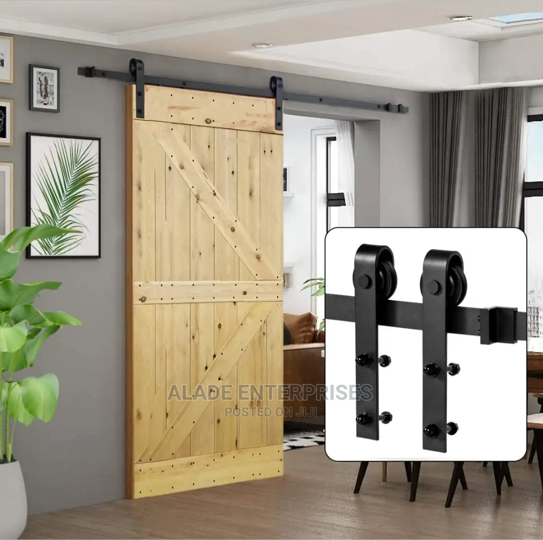 6.6ft Sliding Barn H Door Hardware Interior Closet Track Car