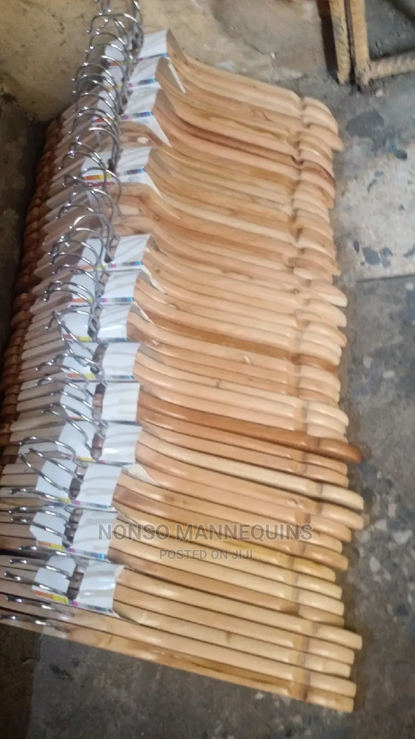 Neat Brand New Wooden Clothes Hangers