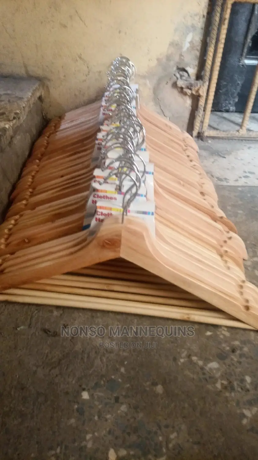 Neat Brand New Wooden Clothes Hangers