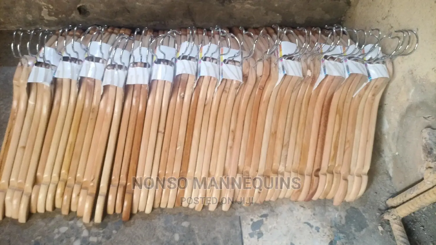 Neat Brand New Wooden Clothes Hangers