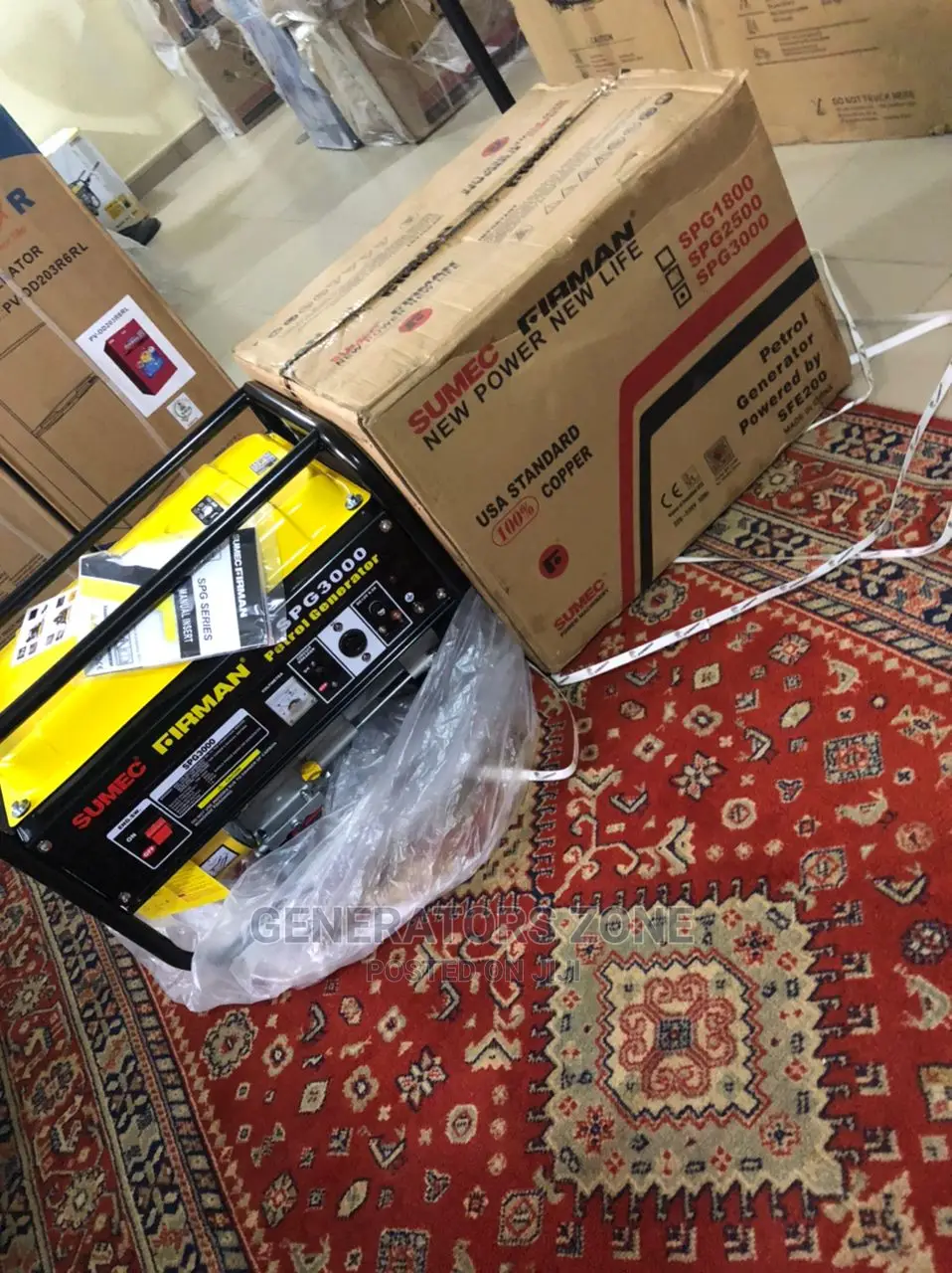 Sumec Firman 4.5KVA Generator SPG3000 Manual Start Up