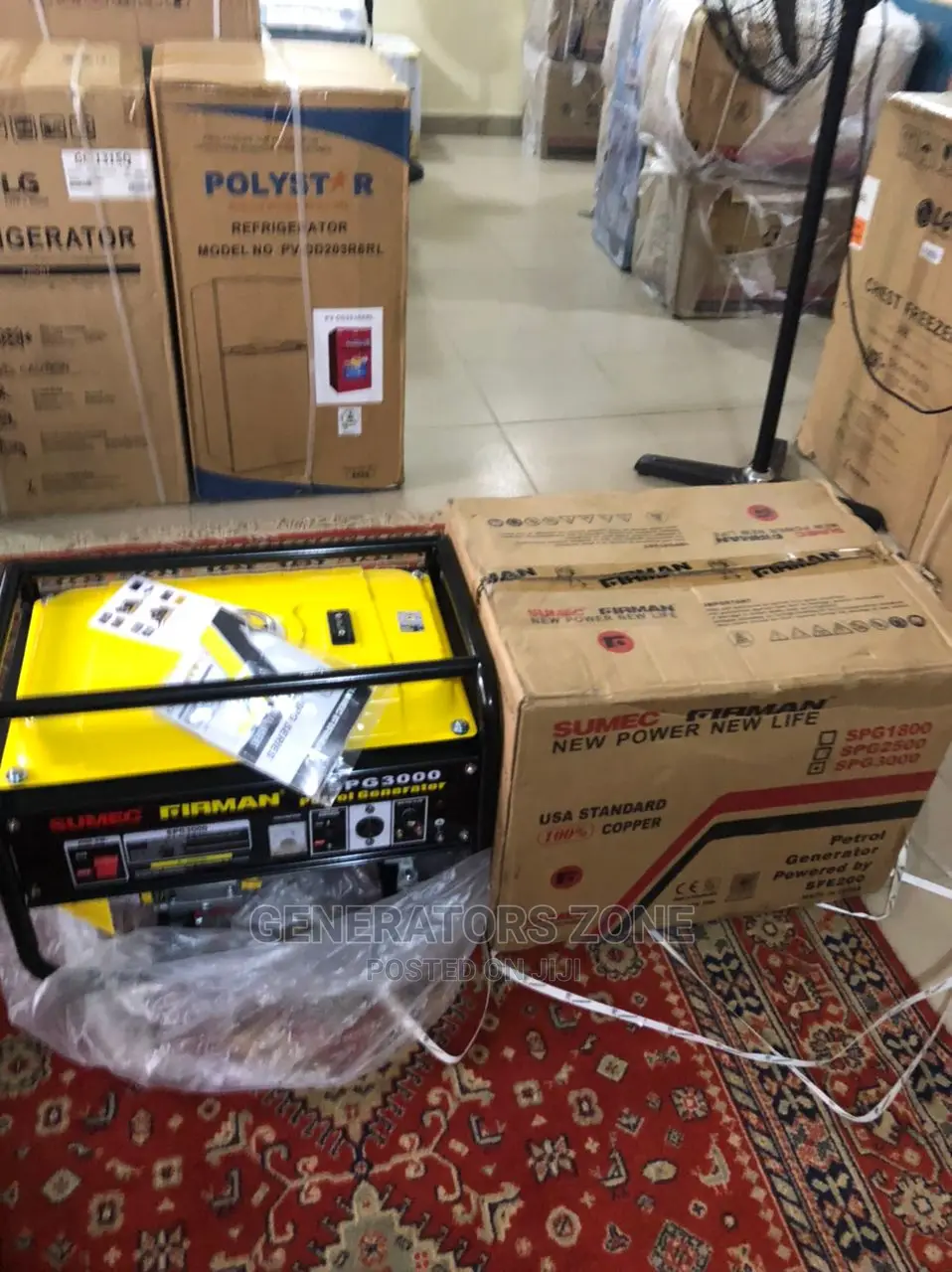 Spg3000 Sumec Firman Generator 4.5kva Manual Starter