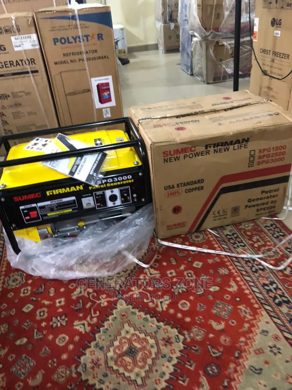 Sumec Firman Brand New Generator Spg3000 4.5kva