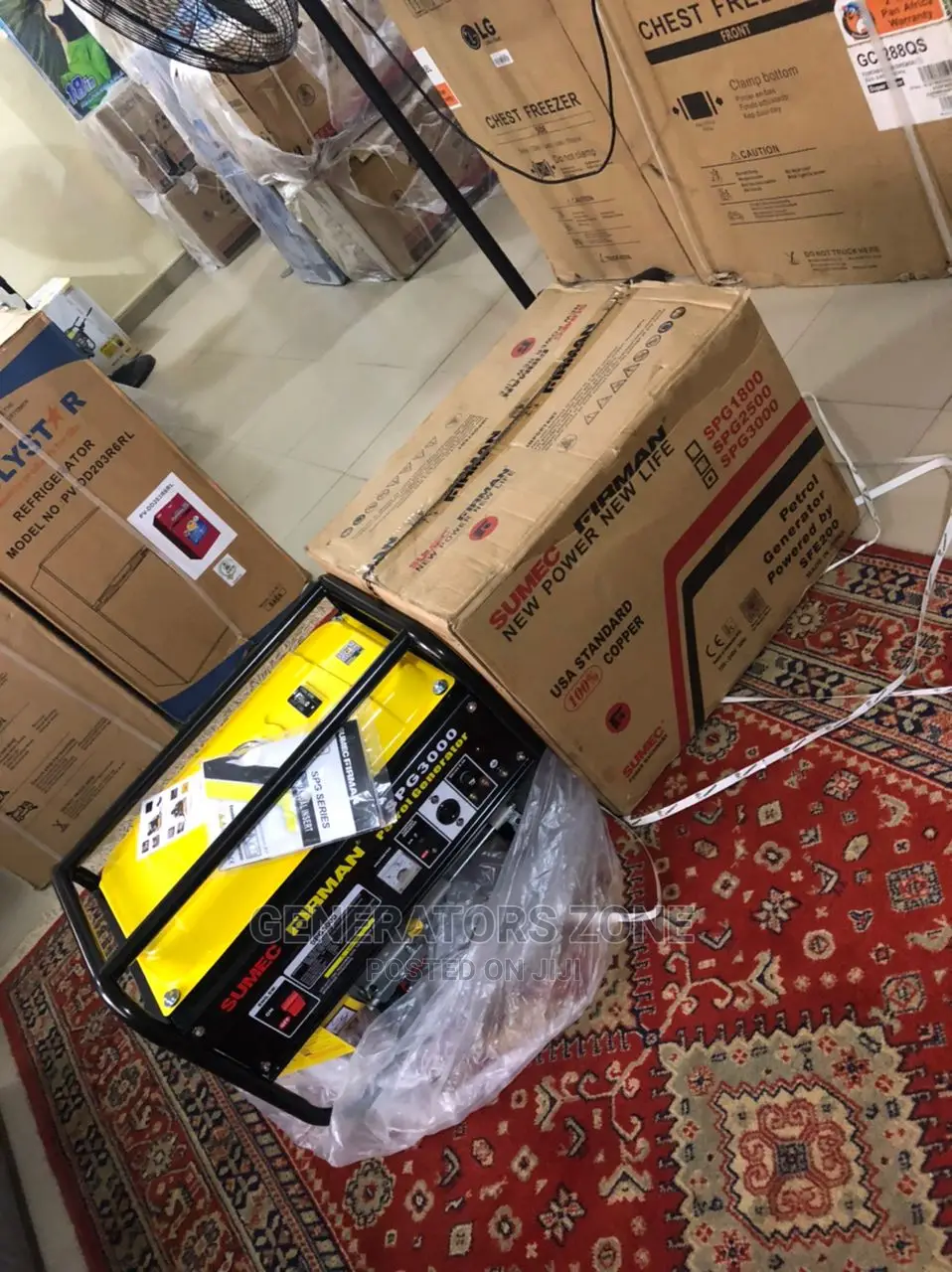 Sumec Firman Brand New Generator Spg3000 4.5kva