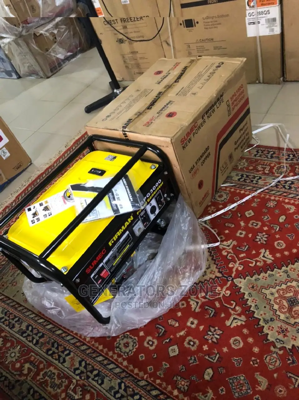 Sumec Firman 4.5kva Generator Model Number Spg3000