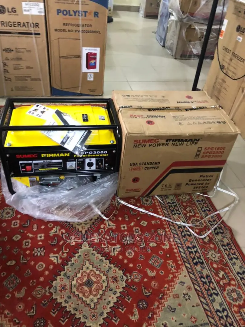 Sumec Firman 4.5KVA Full Coil Manual Generator Spg3000