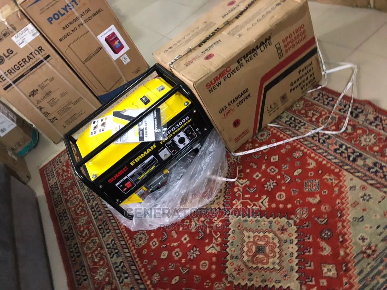 Sumec Firman 4.5KVA Manual Start Generator-Low Noise Spg3000