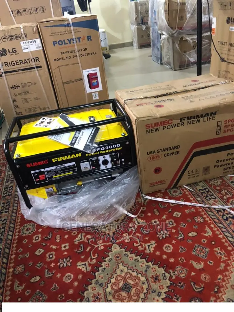 Spg3000 Sumec Firman Generator 4.5kva Brand New