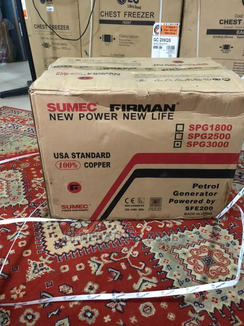 Sumec Firman Manual Generator - Spg3000 4.5kva