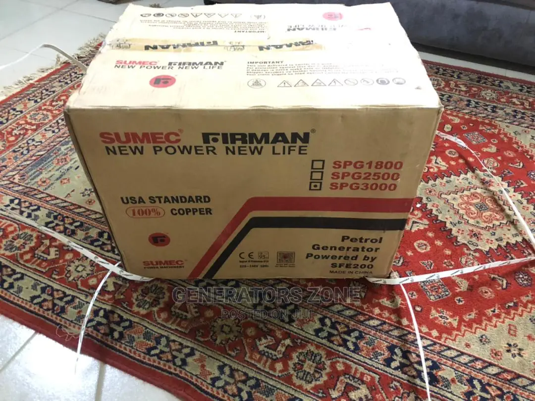 Sumec Firman Low Noise Generator Spg3000 4.5kva