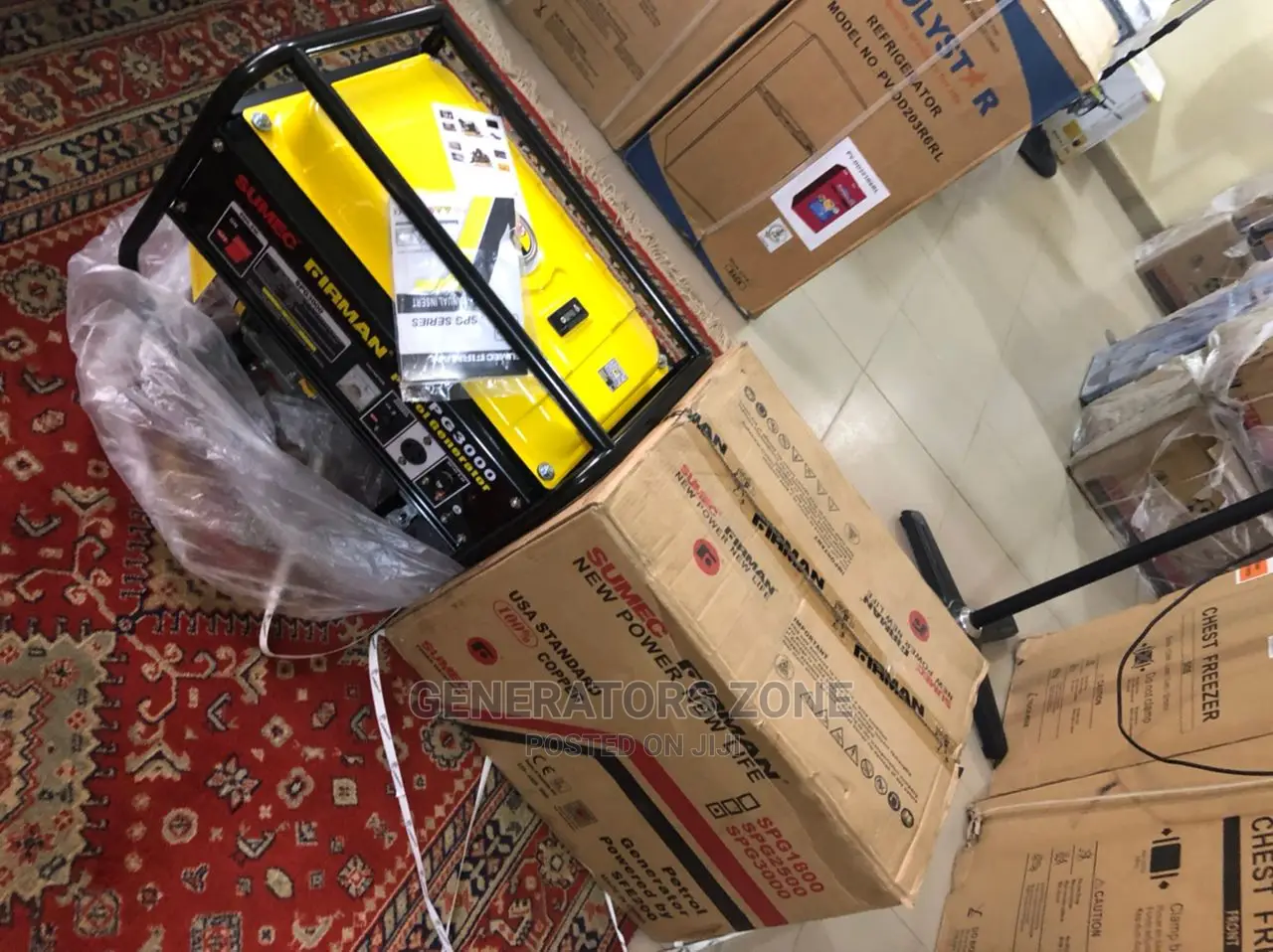 Sumec Firman Brand New Generator 4.5kva Spg3000