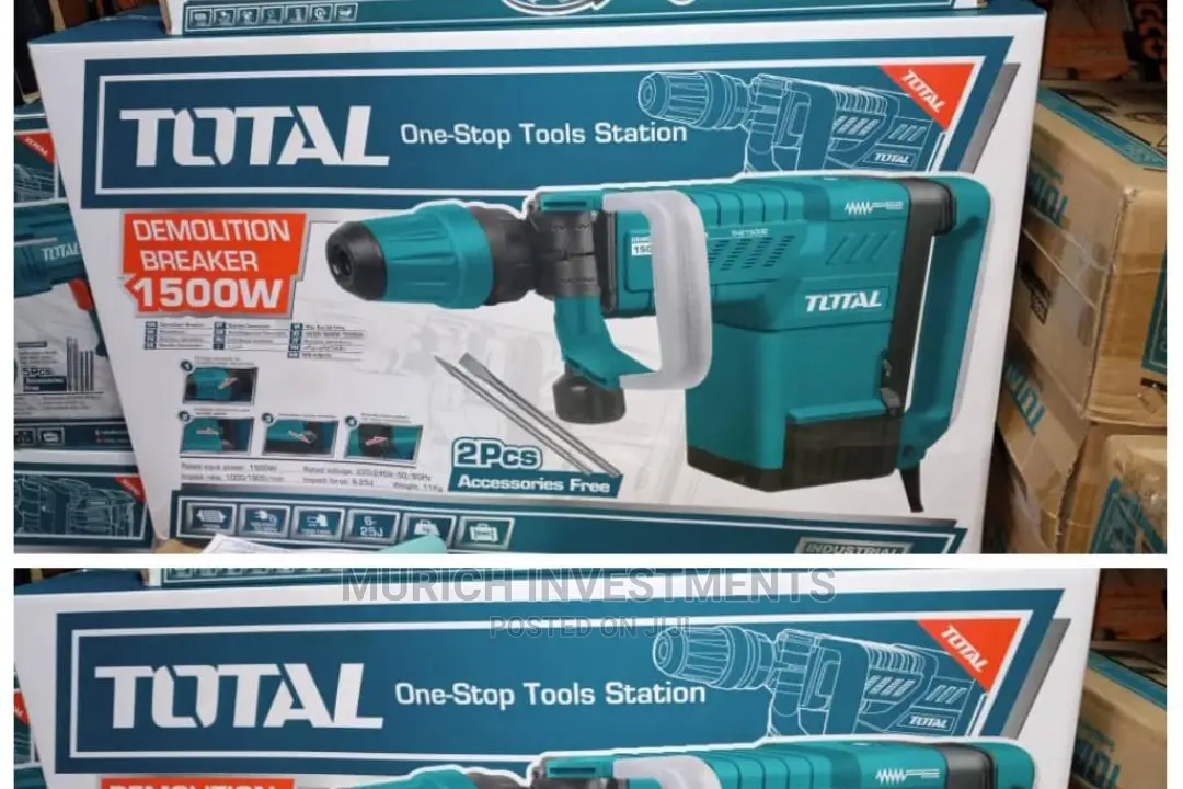 Total Th215002 Impact Current Demolition 1500w With SDS Max