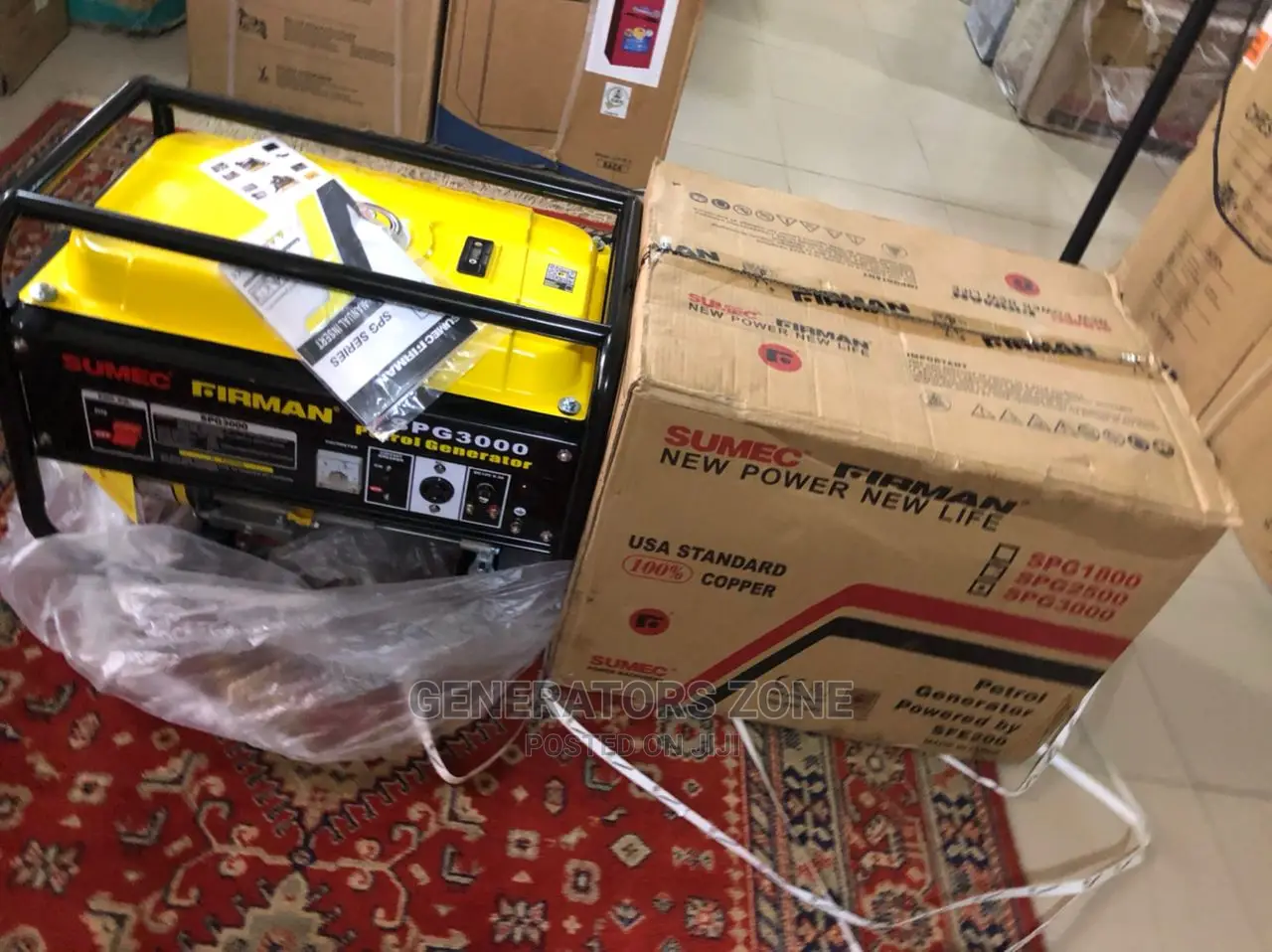New Sumec Firman Generator 4.5kva Spg3000