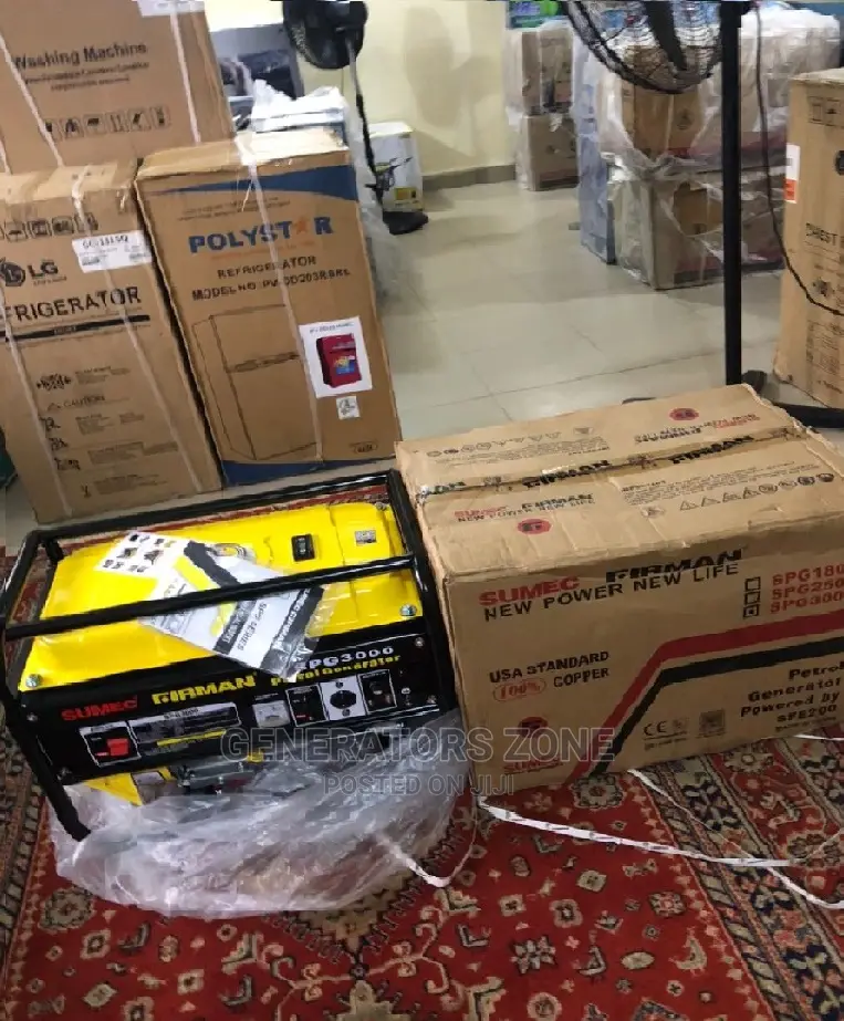Sumec Firman Manual Start Generator 4.5kva - Spg3000