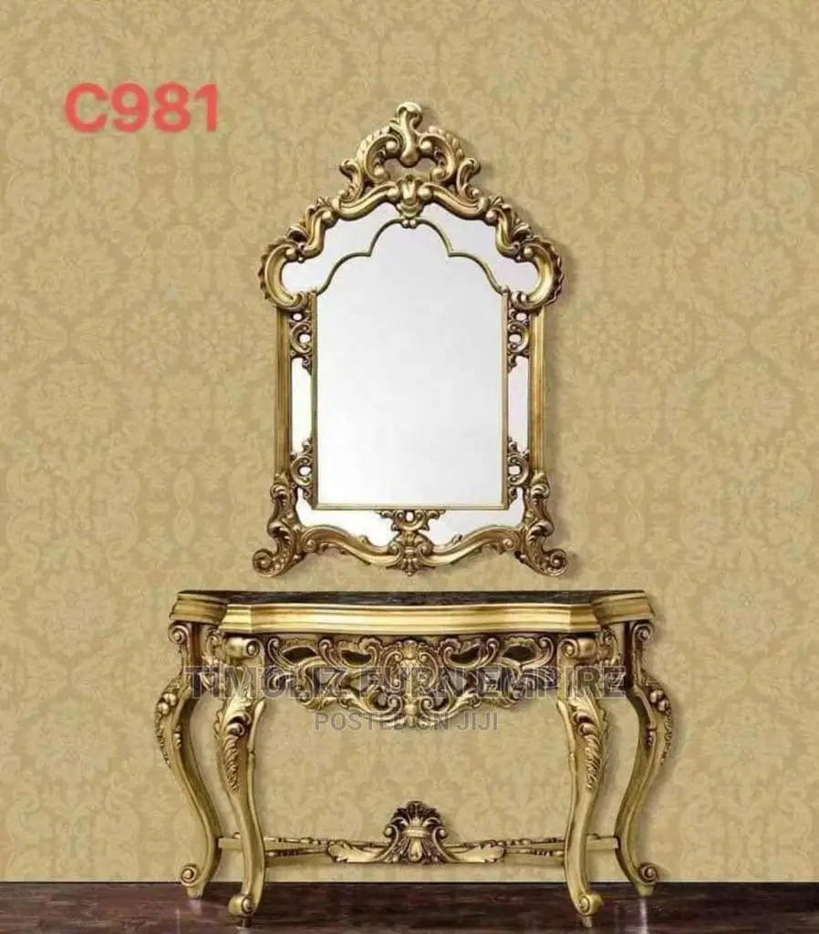 Royal Design Console Mirror/High Quality, Very Unique.