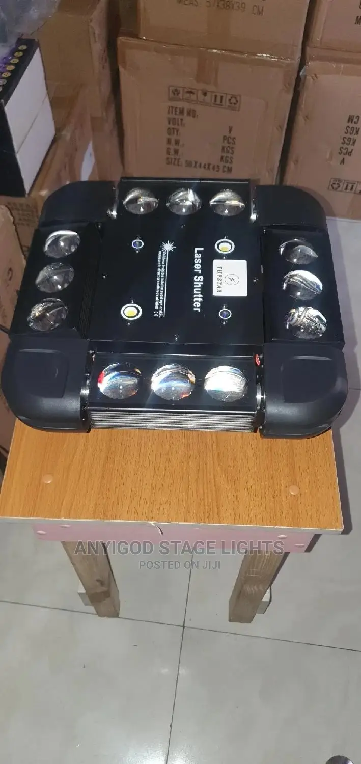 High Quality $ Amazing Lasser Spider Storm Club Light 12*20w