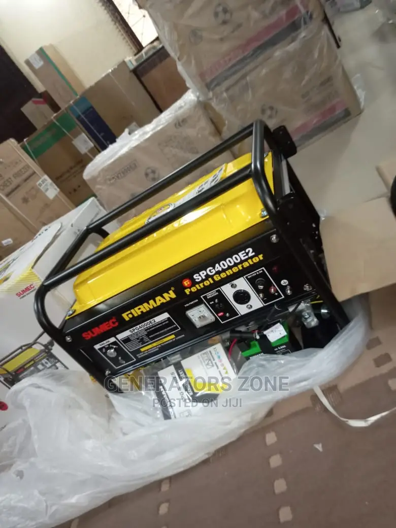 Rugged Sumec Firman Spg4000e2 Key Start Generator 6.5 Kva