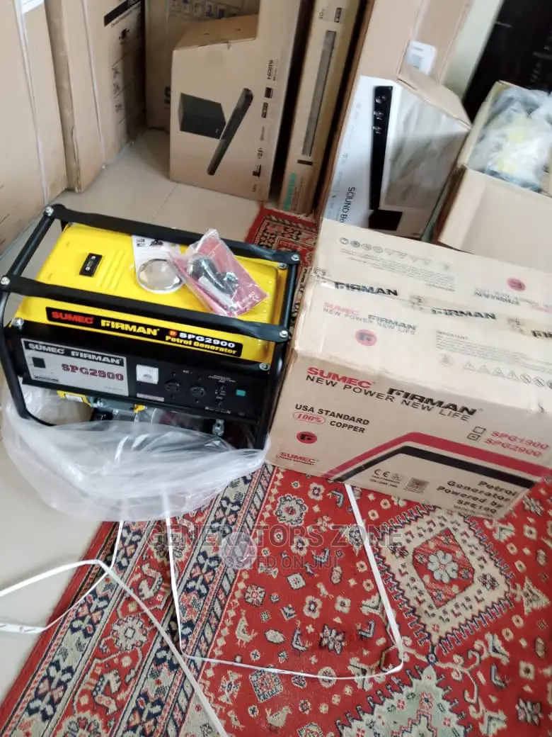 Sumec Firman 2.5KVA Manual Start Generator Low Noise Spg2900