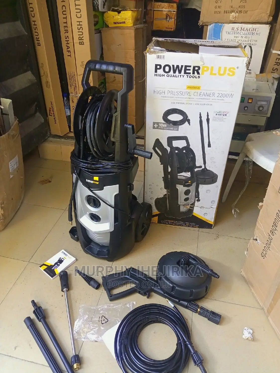 POWER PLUS TOOLS POWXG904 High Pressure Washer 2200W 170 Bar