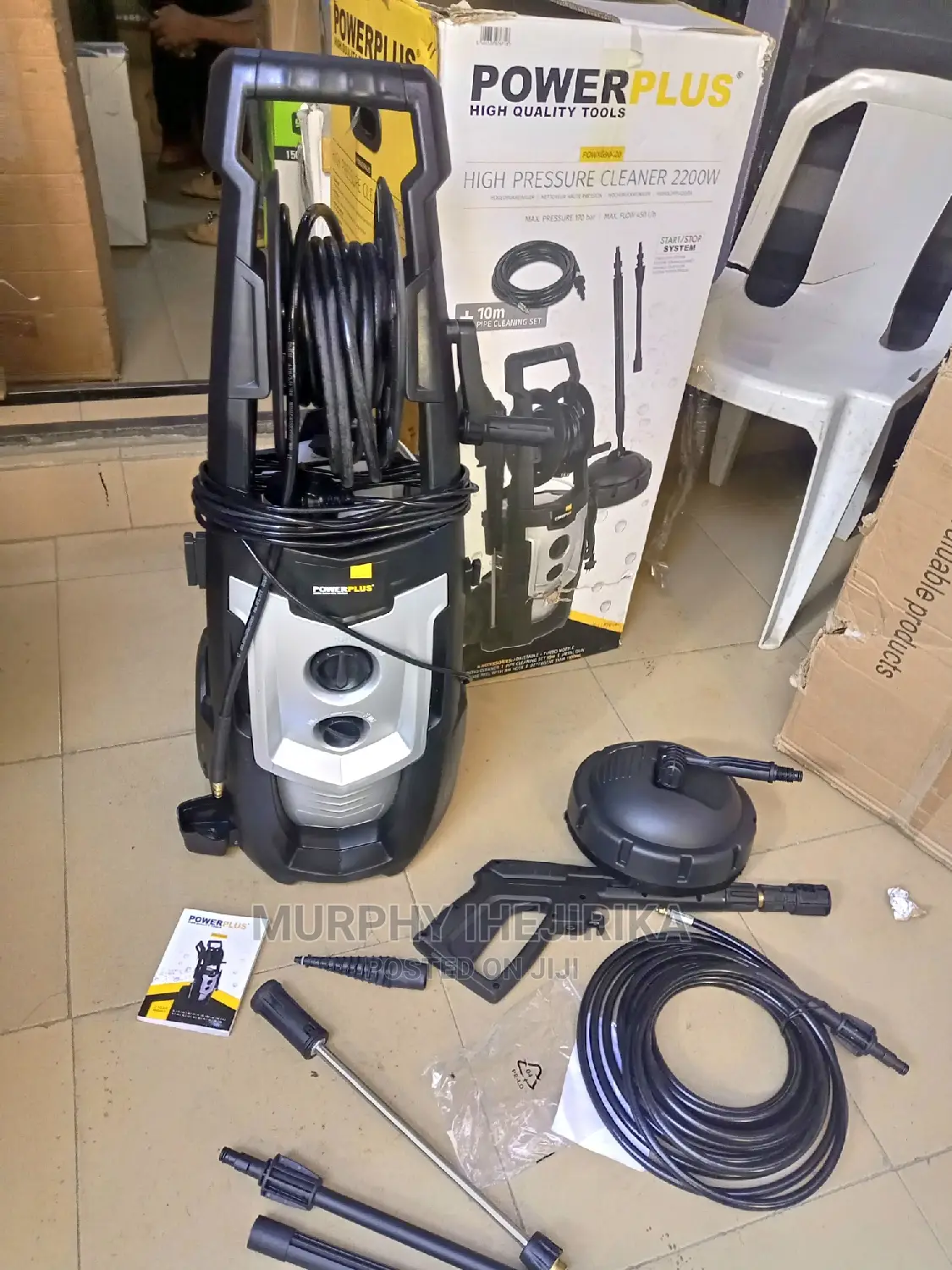 POWER PLUS TOOLS POWXG904 High Pressure Washer 2200W 170 Bar