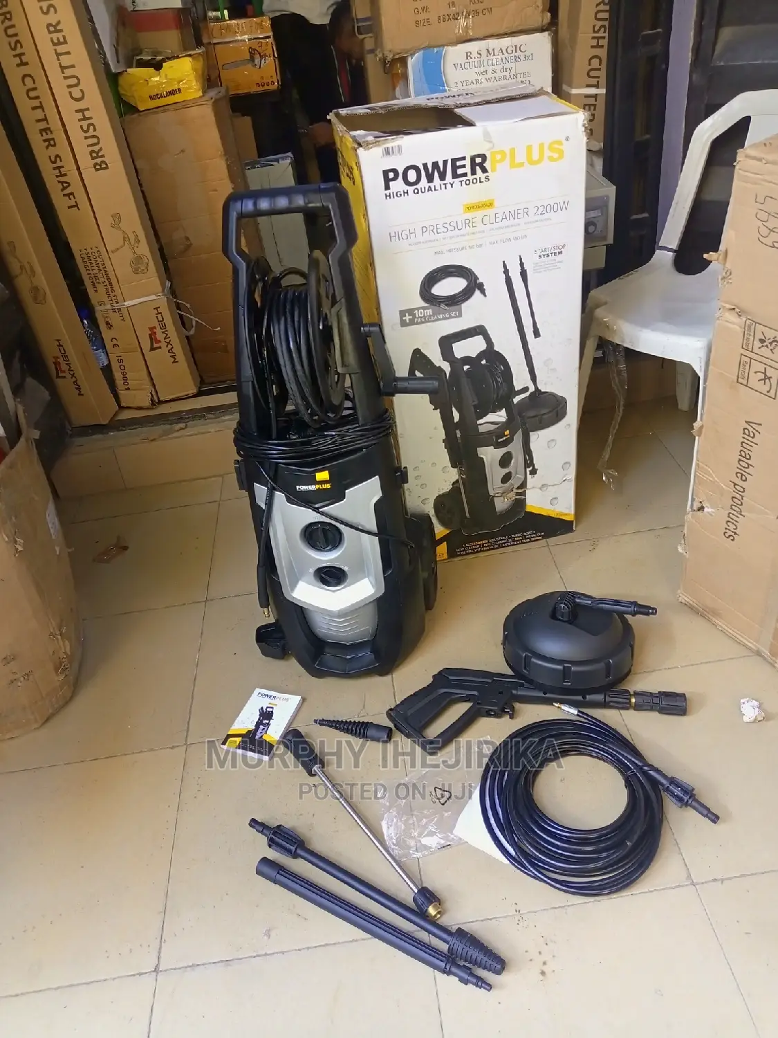 POWER PLUS TOOLS POWXG904 High Pressure Washer 2200W 170 Bar
