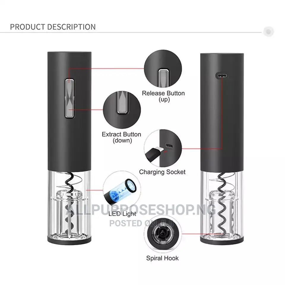 Rechargeable Electric Wine Opener