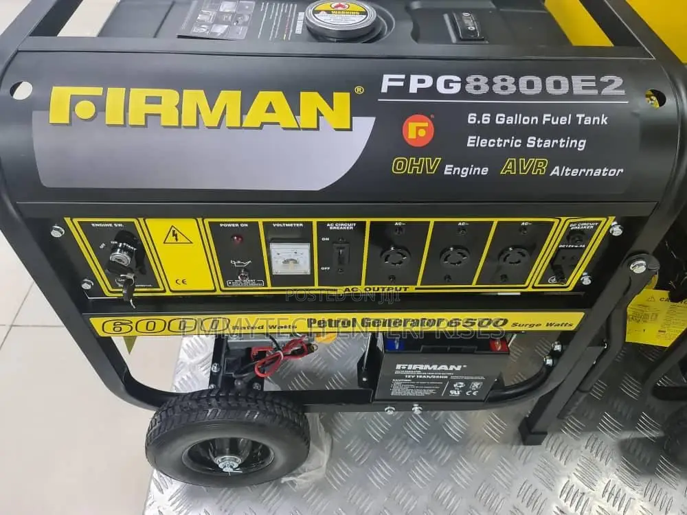 Firman Generator Set 6.5 Starting Watt