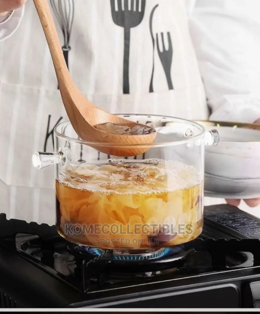 1.5 Litres Transparent Cooking Pot