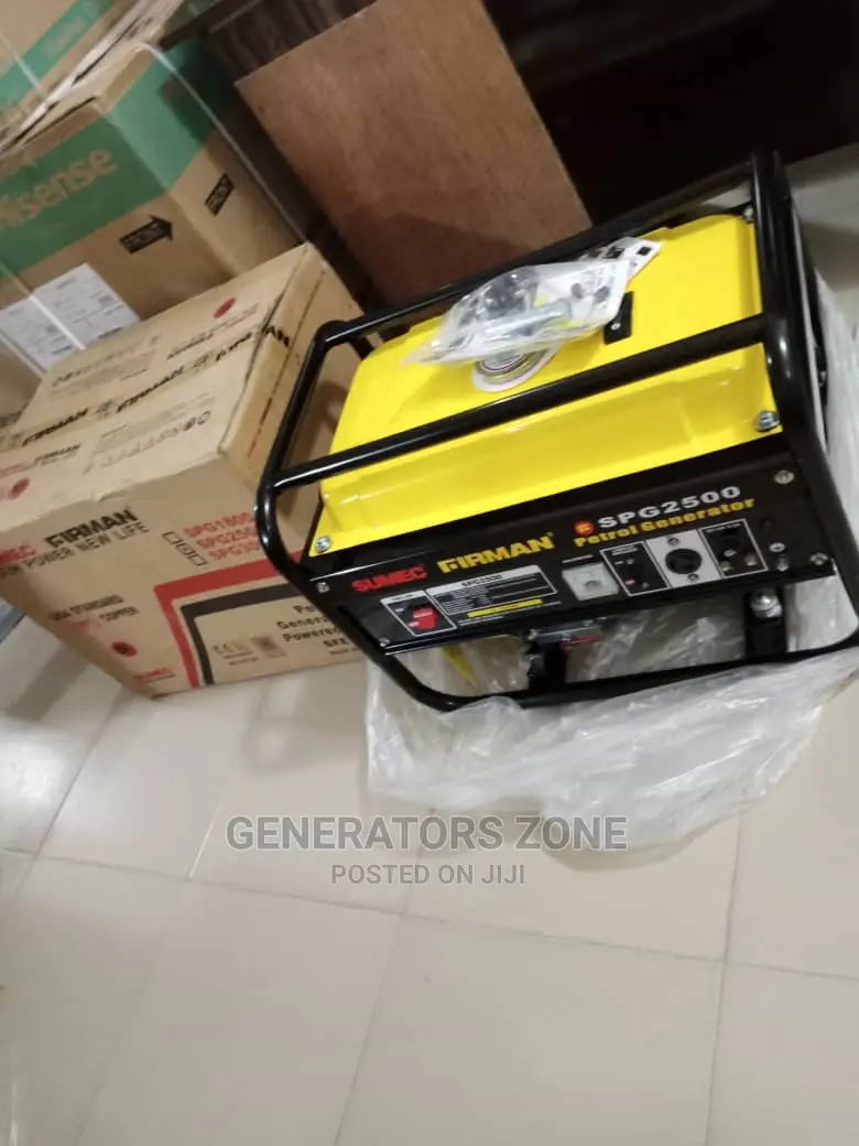 Sumec Firman Petrol Generator Spg2500 2.5kva