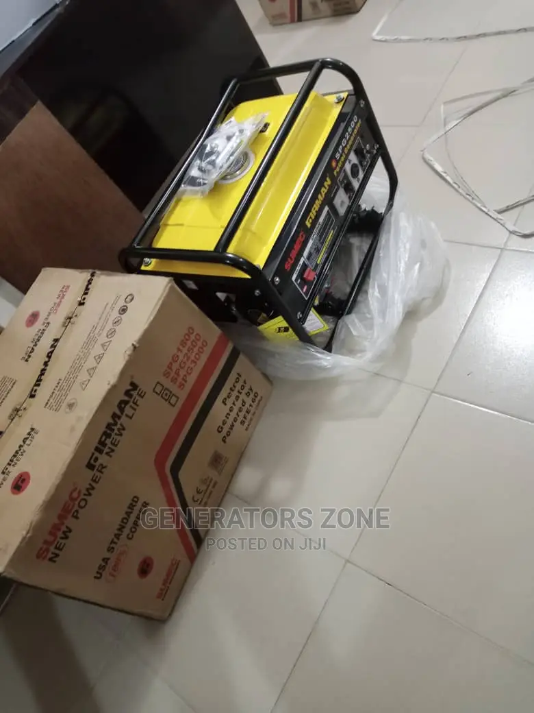 Sumec Firman New Generator (Spg2500) 2.2kva- Yellow