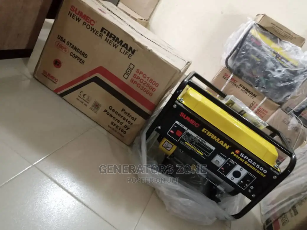 100% Copper New Sumec Firman Generator 2.2kva Spg2500