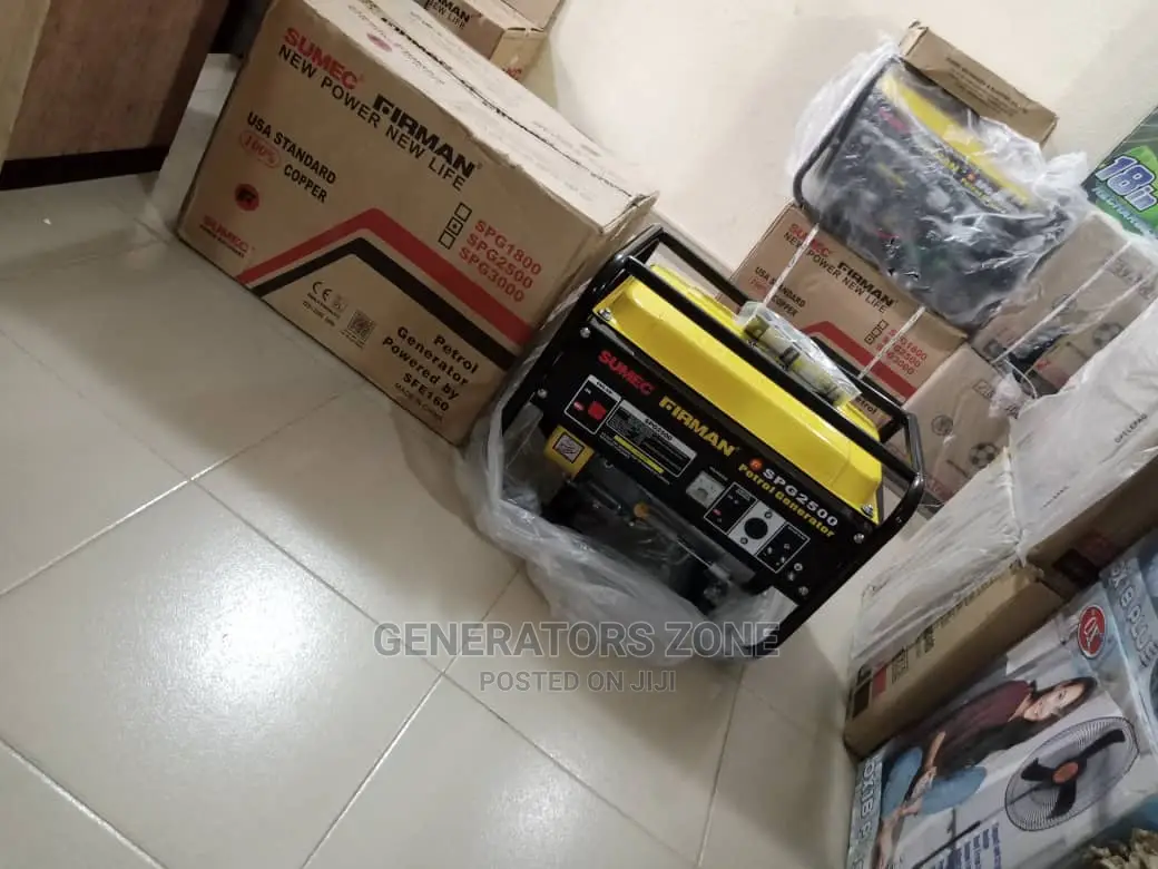 New Sumec Firman Spg2500 Generator 2.2kva 100% Copper 15ltr