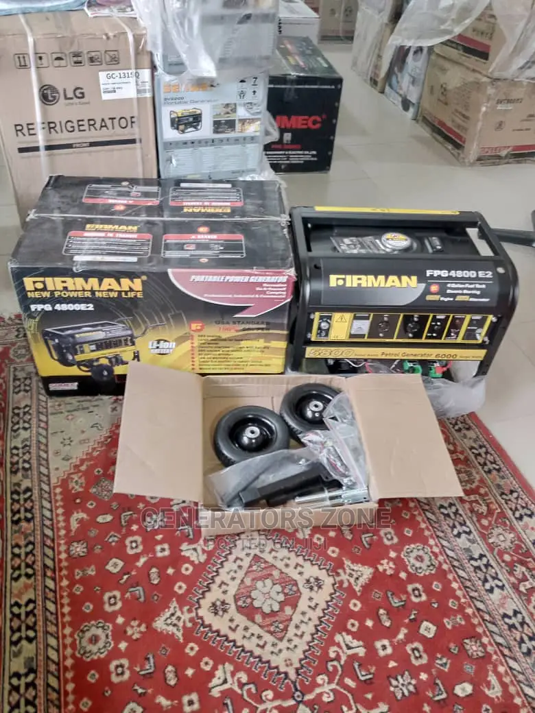 Firman FPG4800E2 6.5KVA Key Start Generator